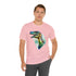 Stained Glass Velociraptor - Short Sleeve Tee